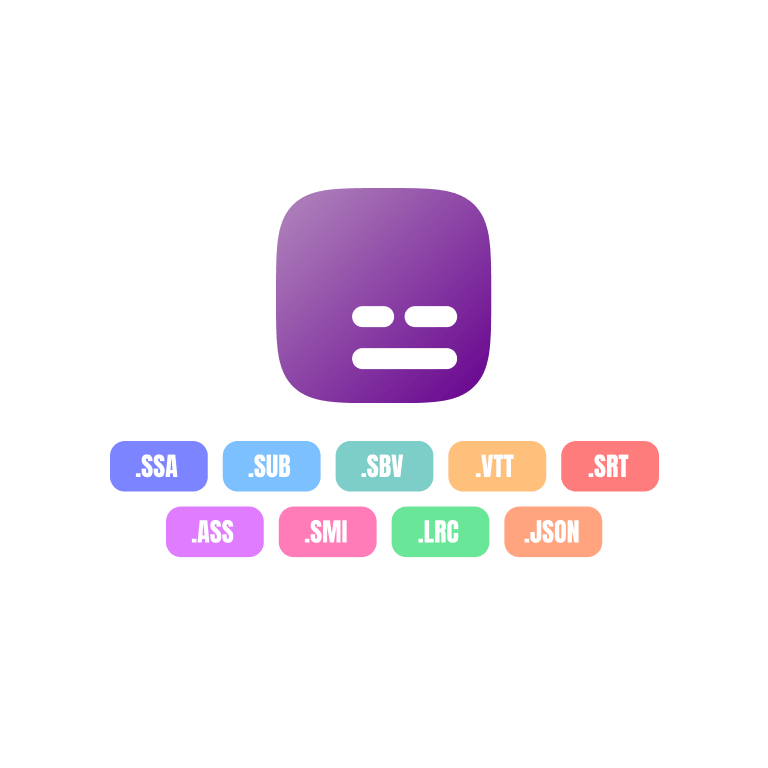 字幕格式转换器